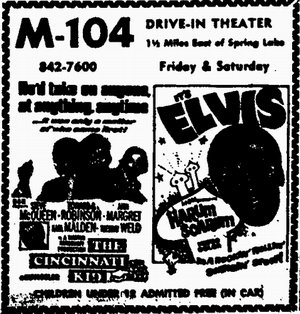 M-104 Drive-In Theatre - M-104 AD 4-8-66